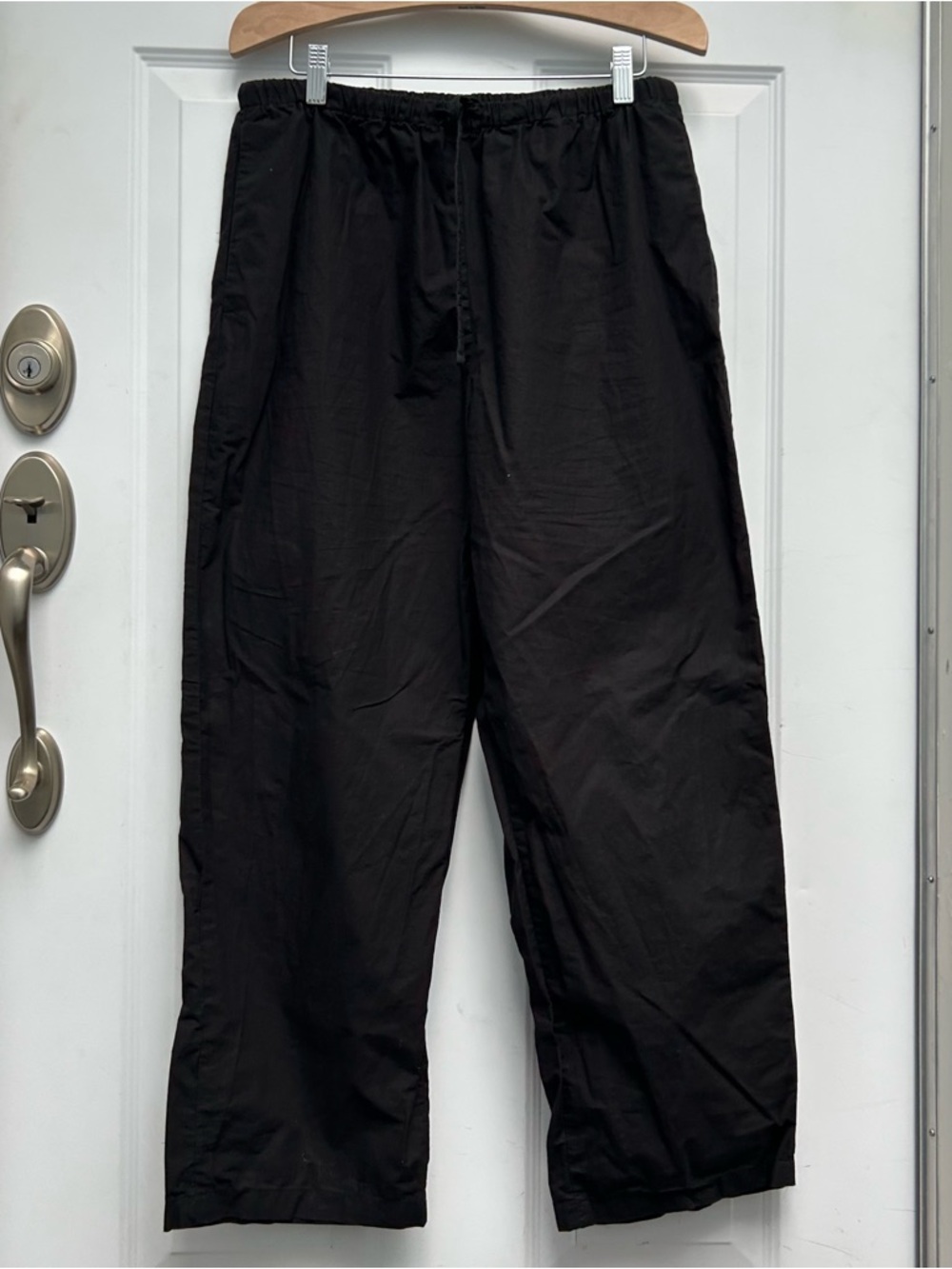 Banana Republic cotton poplin pull on pants